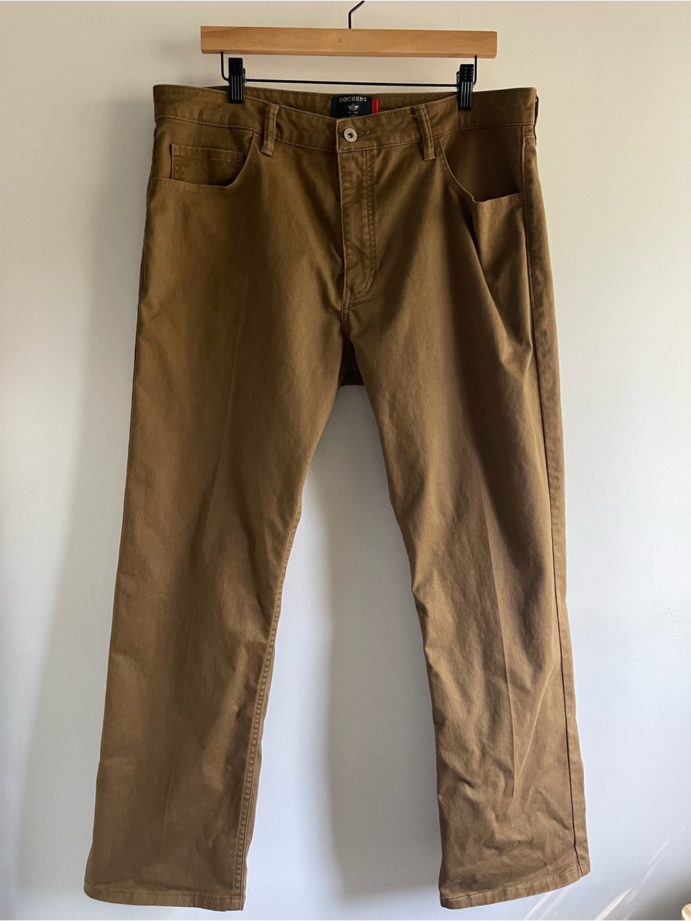 Dockers All Seasons Jean Cut 5-Pocket Pants Leather Brown 36x29